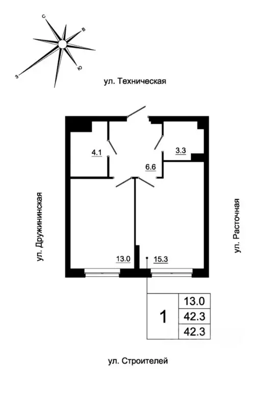 1-к кв. Свердловская область, Екатеринбург Сортировочный жилрайон, ... - Фото 0