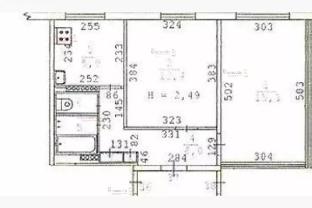 2-комнатная квартира: Екатеринбург, Ленинградская улица, 34к2 (43 м) - Фото 0