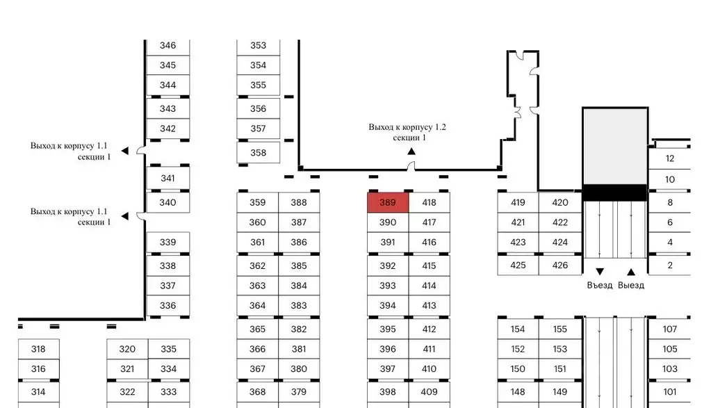 Гараж в Москва Кронштадтский бул., 9к3 (14 м) - Фото 2