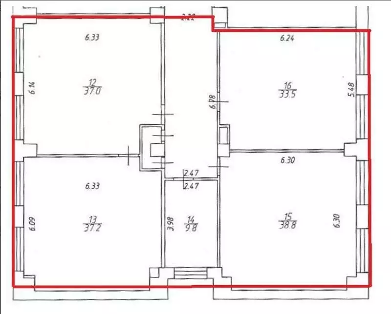 Офис (175.8 м) - Фото 1