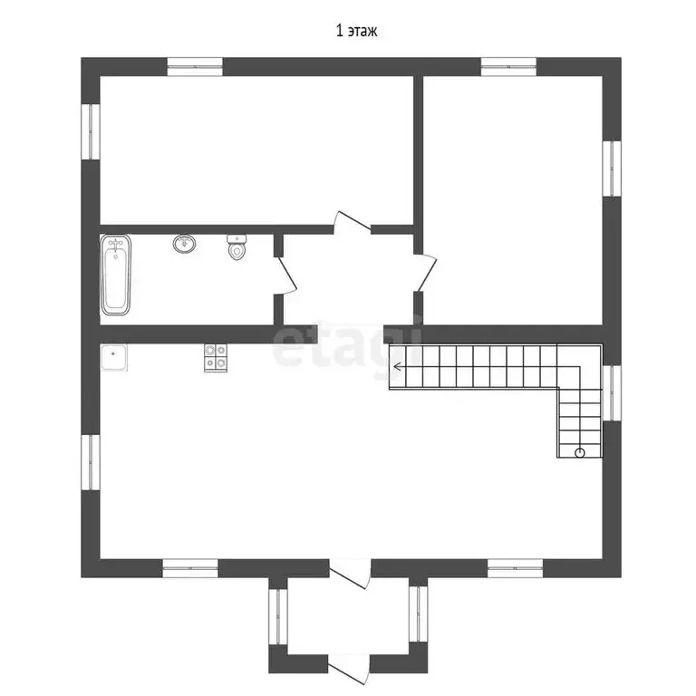 Дом в Тюмень, Тальниковая улица (167 м) - Фото 2