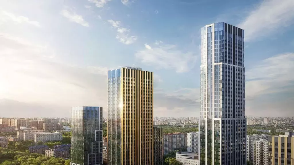 3-к кв. Москва Левел Мичуринский жилой комплекс, к10 (73.1 м) - Фото 1