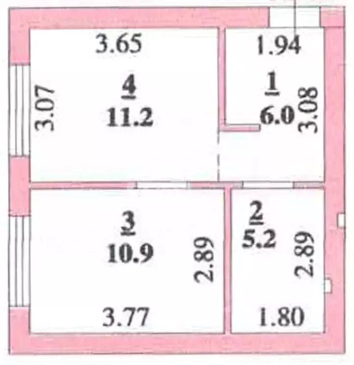 1-к кв. Липецкая область, Липецкий муниципальный округ, с. Ленино ... - Фото 2