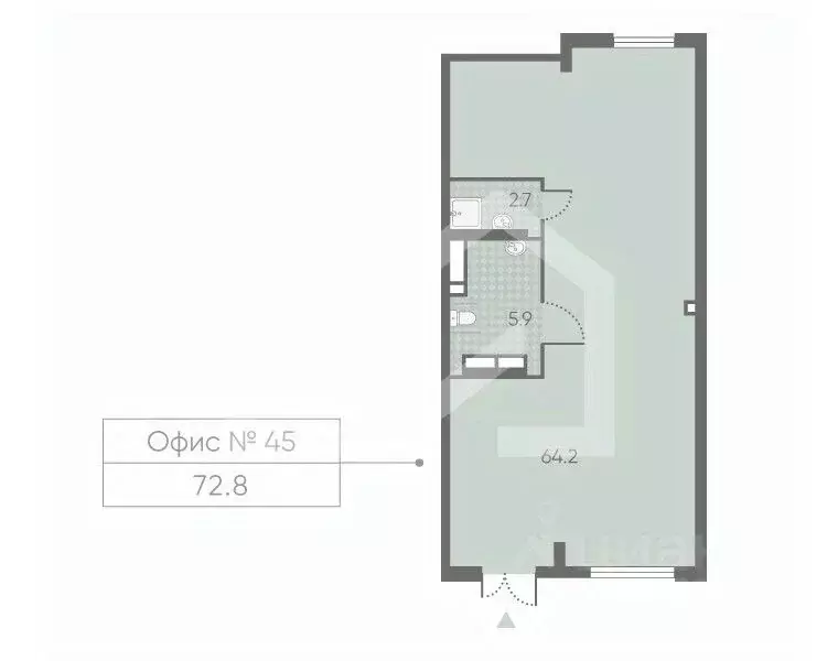 Помещение свободного назначения в Москва Производственная ул., 17 (73 ... - Фото 2