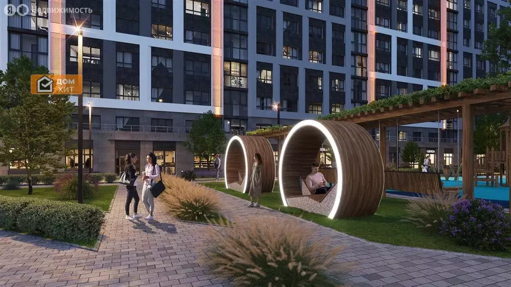 Квартира-студия: Мирное, Заречная улица, 4 (23.5 м) - Фото 1