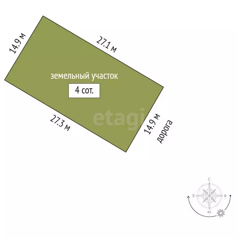 Участок в Севастополь, Ясеневая улица (4 м) - Фото 1