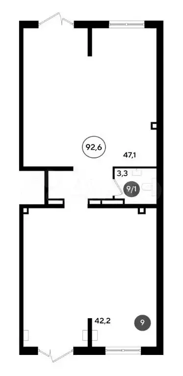 Продам офисное помещение, 92.6 м - Фото 0