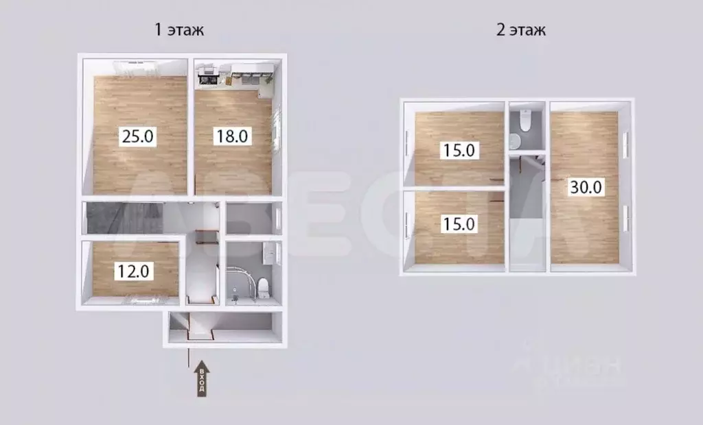 Дом в Омская область, Омский район муниципальный округ, с. Троицкое ... - Фото 2