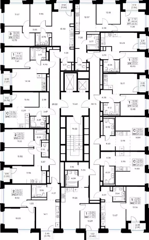 2-к кв. Мурманская область, Мурманск Долина Уюта тер.,  (50.1 м) - Фото 2