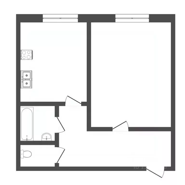 1-к кв. Тюменская область, Тюмень Солнечный проезд, 5 (36.0 м) - Фото 2