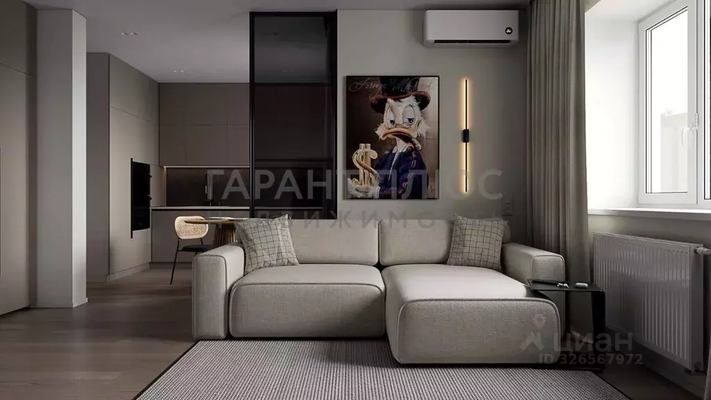 1-к кв. Липецкая область, Липецк Московская ул., 159к2 (41.79 м) - Фото 1