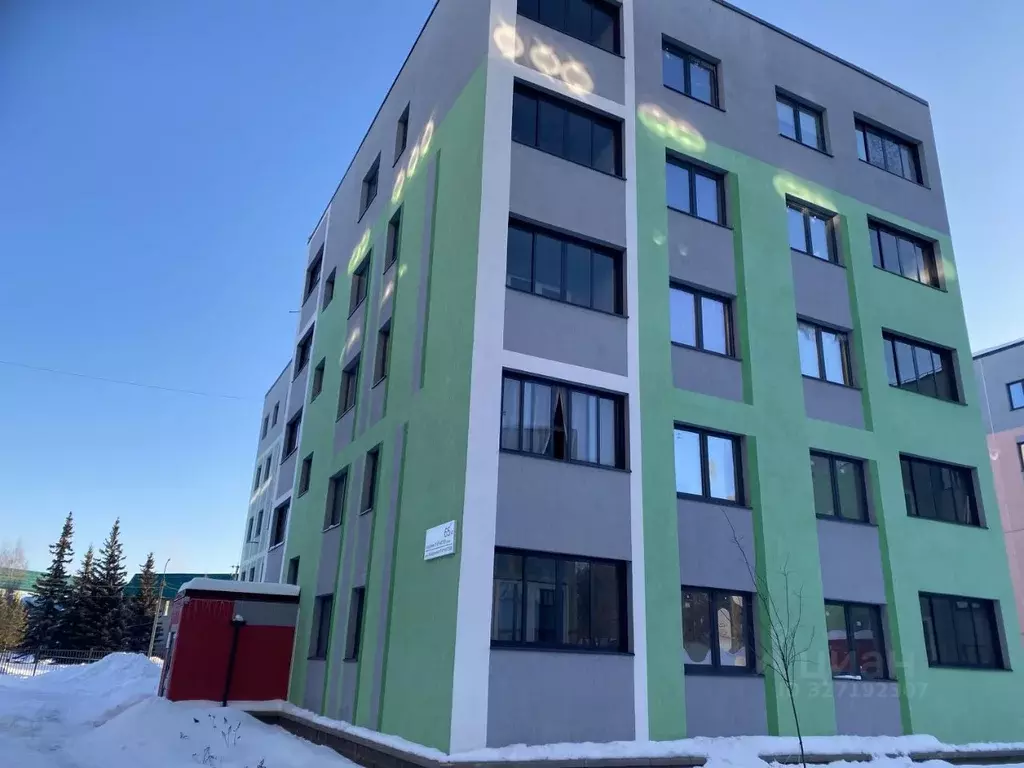 2-к кв. Башкортостан, Уфа ул. Академика Курчатова, 65/4 (54.6 м) - Фото 2