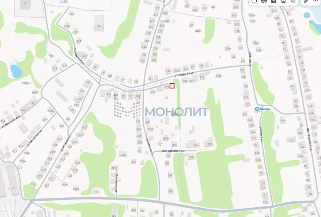Участок в Нижегородская область, Нижний Новгород д. Никульское, ул. ... - Фото 1