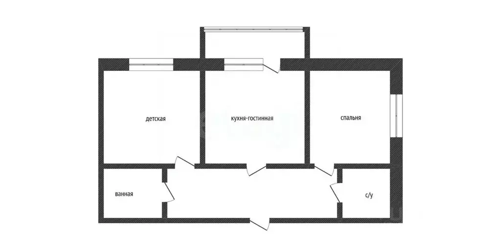 2-к кв. Курганская область, Курган Заозерный жилрайон, 3-й мкр, 6А ... - Фото 2