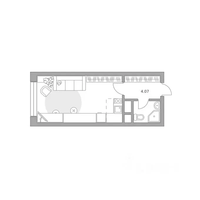 Студия Московская область, Балашиха 39-й мкр, Пехра жилой комплекс, к8 ... - Фото 1