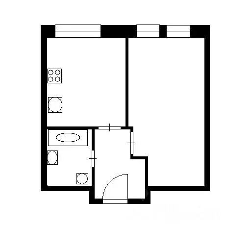 1-к кв. Москва Олонецкая ул., 4 (40.0 м) - Фото 2