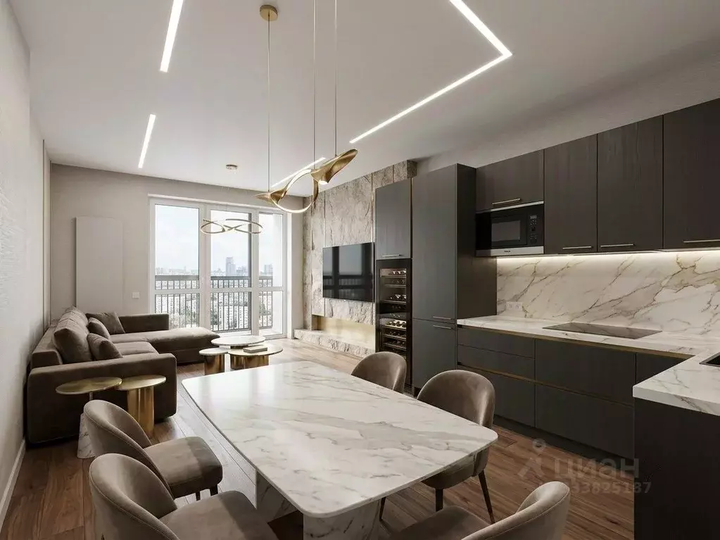 3-к кв. Татарстан, Казань ул. Четаева, 43А (77.0 м) - Фото 1
