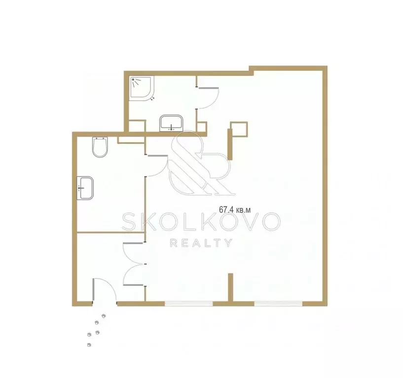 Помещение свободного назначения в Москва ул. Братьев Бромлей, 5к2 (67 ... - Фото 1