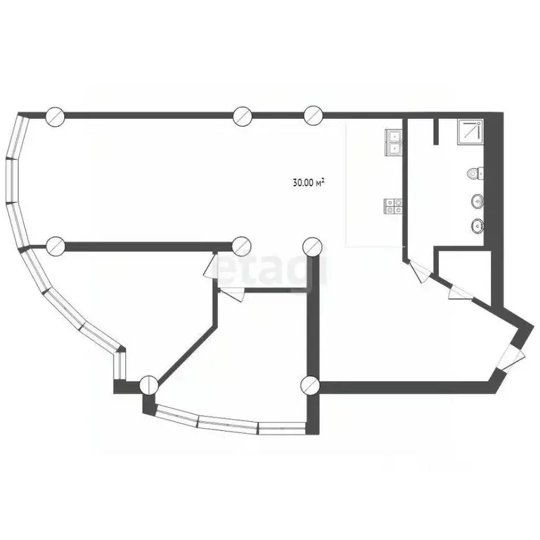 3-к кв. Крым, Ялта наб. Имени В.И. Ленина, 4 (128.0 м) - Фото 1