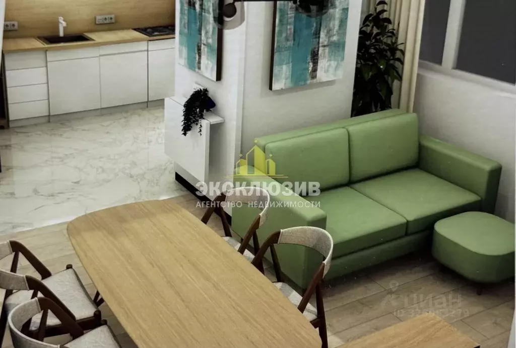 1-к кв. Ставропольский край, Ессентуки Никольская ул., 21к5 (45.12 м) - Фото 1