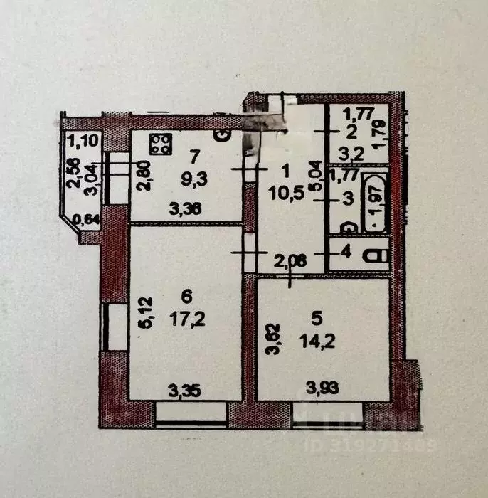 2-к кв. Марий Эл, Йошкар-Ола Пролетарская ул., 46 (59.7 м) - Фото 1
