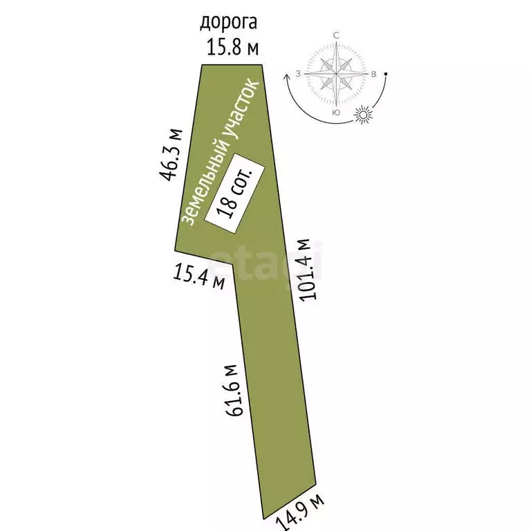 Участок в Ярославская область, Мышкинский муниципальный округ, деревня ... - Фото 1