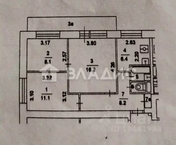 Комната Москва Хабаровская ул., 12/23 (24.3 м) - Фото 2