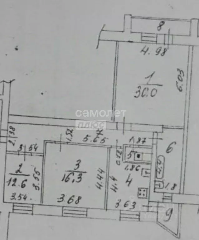 3-к кв. Пензенская область, Пенза ул. Суворова, 143А (103.0 м) - Фото 2