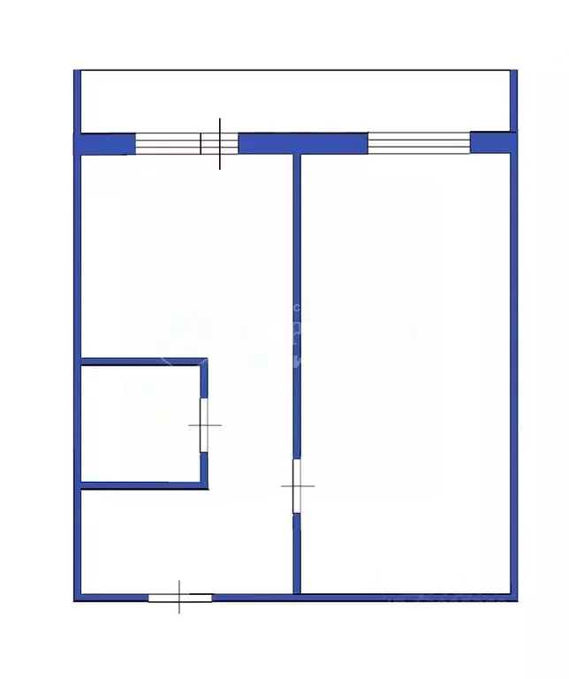 1-к кв. Кемеровская область, Юрга просп. Победы, 41 (35.0 м) - Фото 2