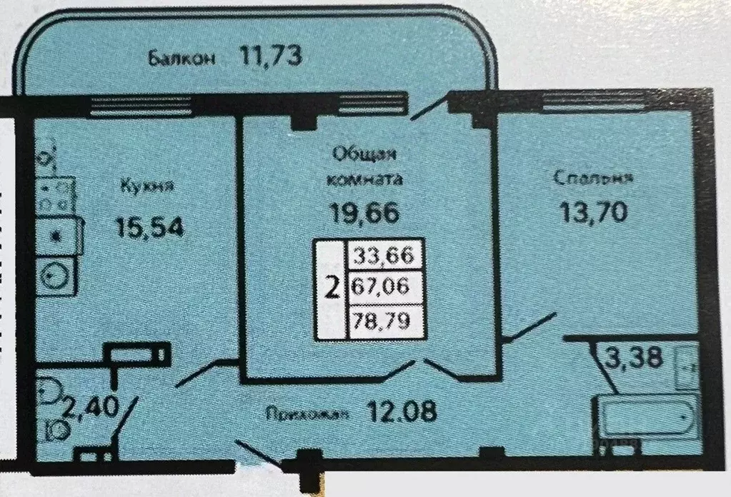2-к кв. Краснодарский край, Геленджик ул. Маршала Жукова, 2к1 (79.0 м) - Фото 0