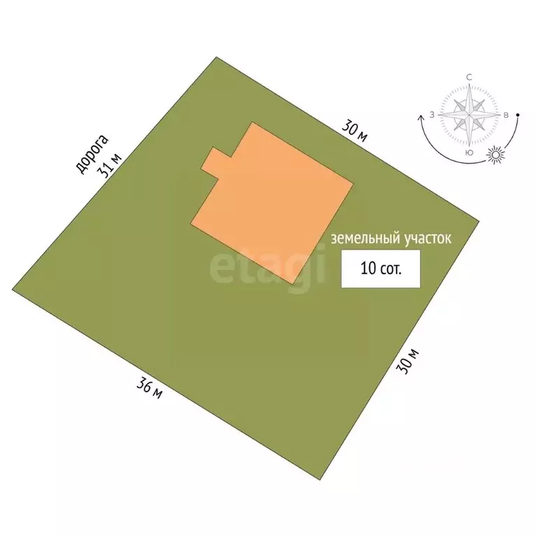 Дом в Крым, Симферопольский район, с. Мирное ул. Березовая (255 м) - Фото 2