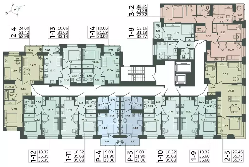 3-к кв. Ленинградская область, Ломоносовский район, Аннинское ... - Фото 2