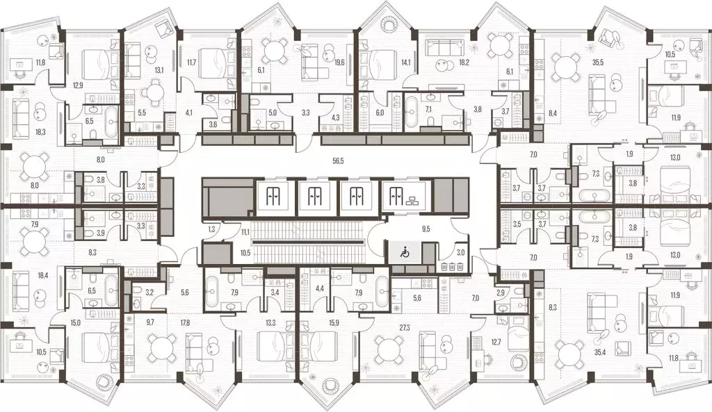 3-комнатная квартира: Москва, Летниковская улица, 11к1 (73.8 м) - Фото 1