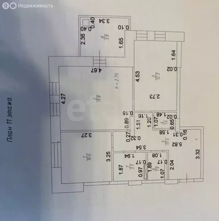 2-комнатная квартира: Казань, улица Рашида Нежметдинова, 2 (63.1 м) - Фото 1
