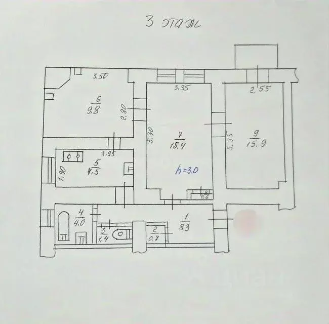 2-к кв. Севастополь ул. Большая Морская, 28 (62.5 м) - Фото 2
