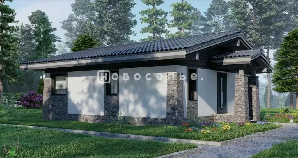 Дом в Рязанская область, Рязанский муниципальный округ, с. Поляны ул. ... - Фото 1