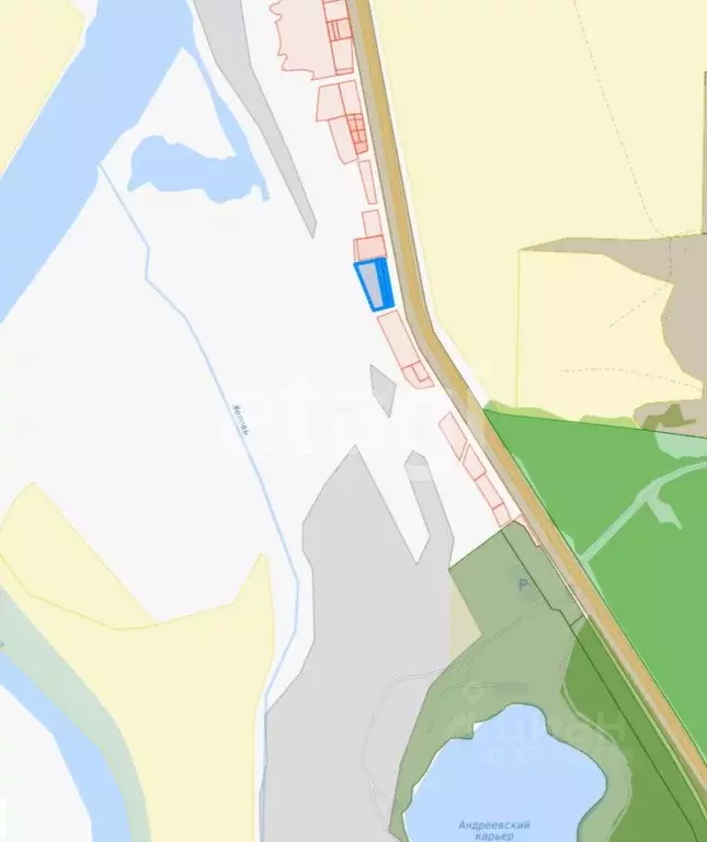 Участок в Калужская область, Калуга городской округ, д. Андреевское  ... - Фото 2