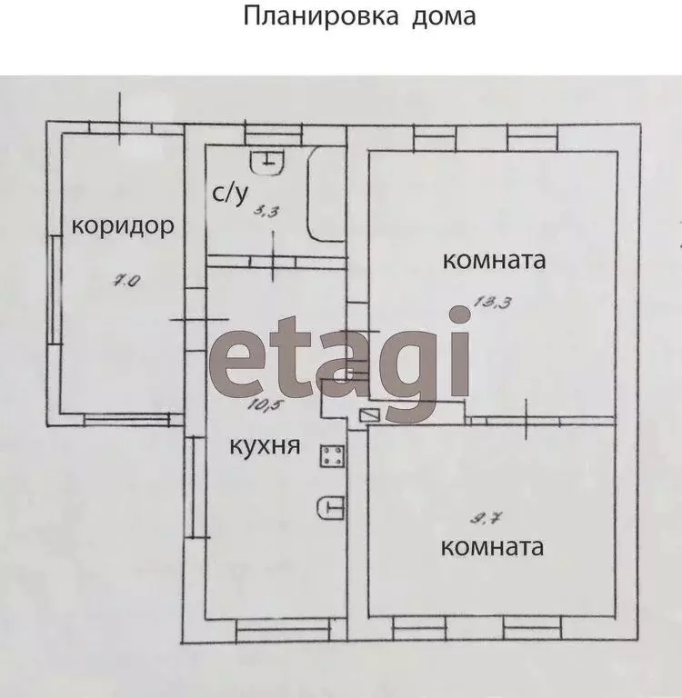 Дом в Темрюкский район, Курчанское сельское поселение, станица ... - Фото 0