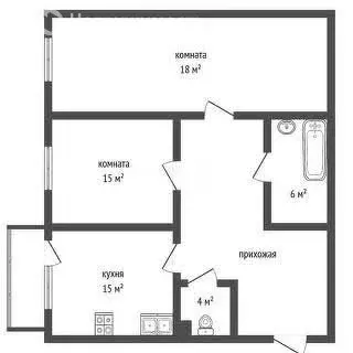 2-комнатная квартира: Оренбург, Салмышская улица, 39 (66 м) - Фото 1