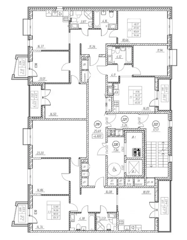 3-к кв. Санкт-Петербург Полюстровский просп., 87к1 (87.83 м) - Фото 2