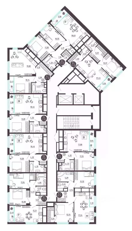 2-к кв. Рязанская область, Рязань Московское ш. (57.81 м) - Фото 1