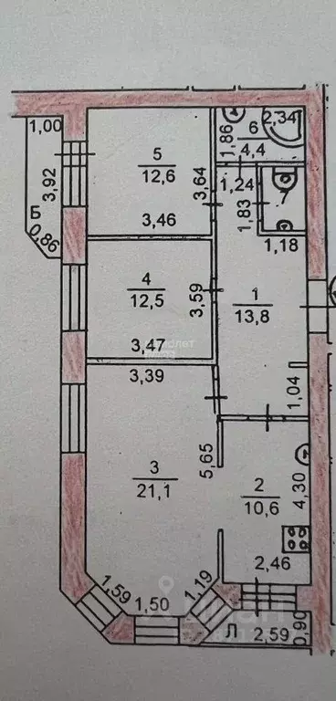 3-к кв. Марий Эл, Йошкар-Ола ул. Лебедева, 59 (82.0 м) - Фото 2