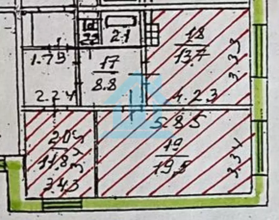 2-к кв. Санкт-Петербург ул. Маршала Казакова, 22К1 (60.0 м) - Фото 0
