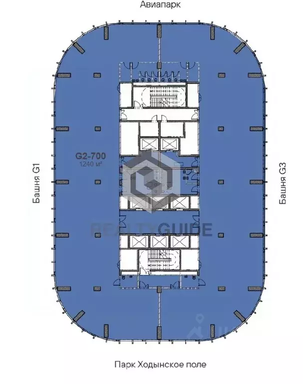 Офис в Москва Ходынский бул., 10А (1252 м) - Фото 1