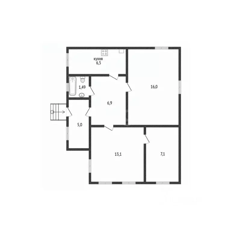 Дом в Курская область, Курск ул. Бойцов 9-й Дивизии, 128 (67 м) - Фото 2