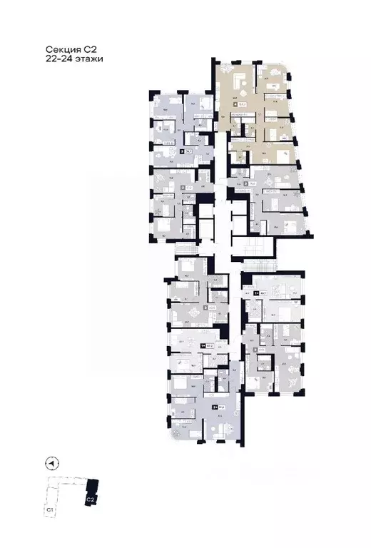 2-к кв. Москва Лодочная ул., 27К2 (61.2 м) - Фото 1