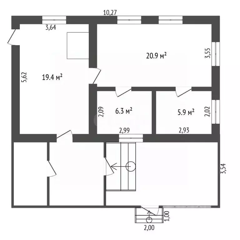Дом в Амурская область, Тамбовский муниципальный округ, с. Лозовое ул. ... - Фото 2