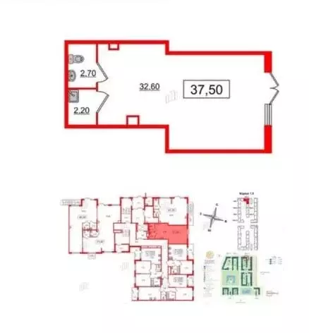 Помещение свободного назначения в Санкт-Петербург Пулковское ш., 95к3 ... - Фото 1