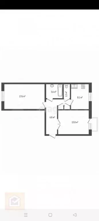 2-к кв. Севастополь ул. Горпищенко, 32 (51.5 м) - Фото 1