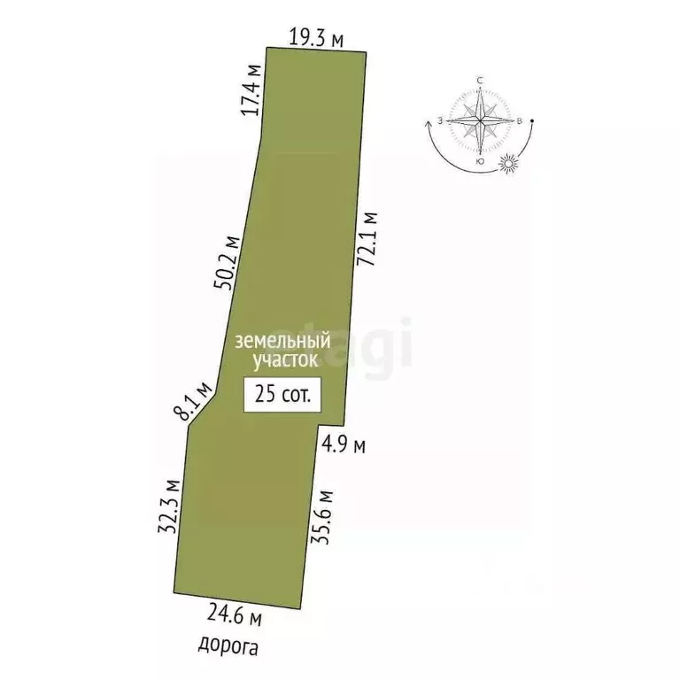 Участок в Мордовия, с. Кочкурово ул. Гражданская (25.0 сот.) - Фото 2